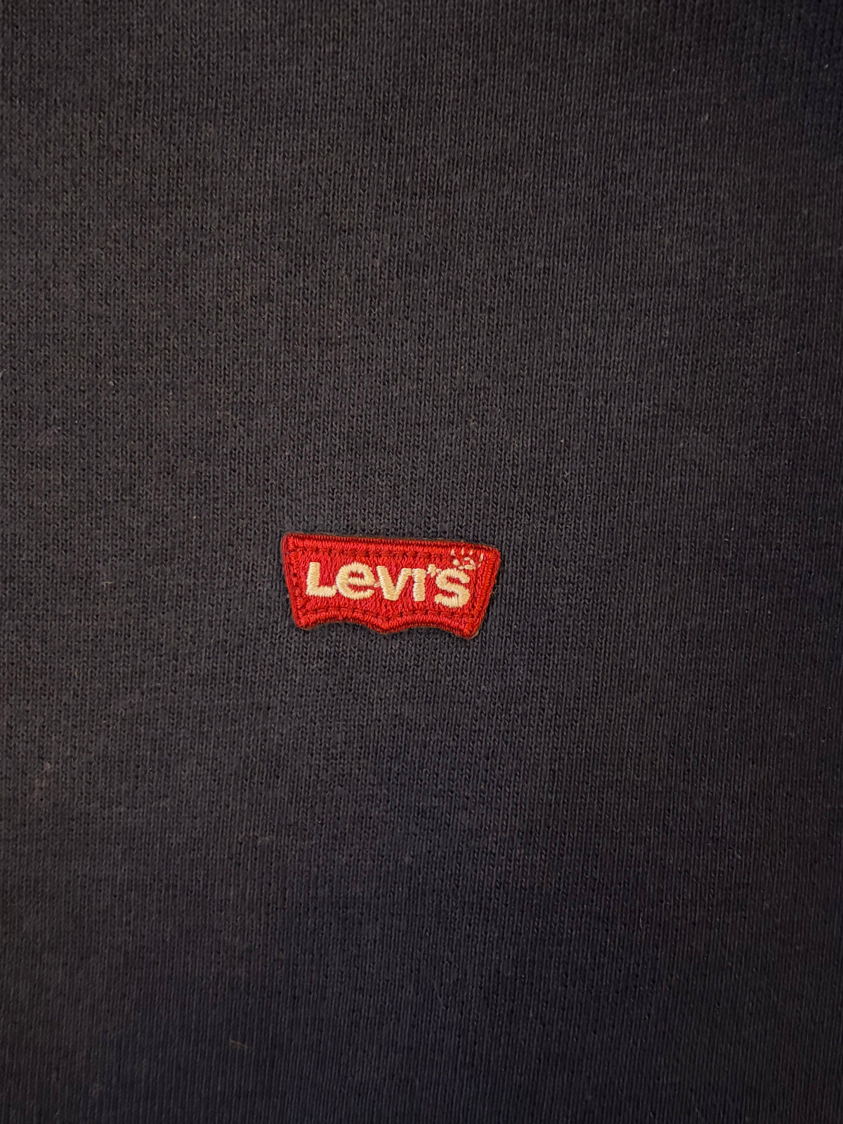 Levi's Sweater kleines Patch, dunkelblau, Größe M, used