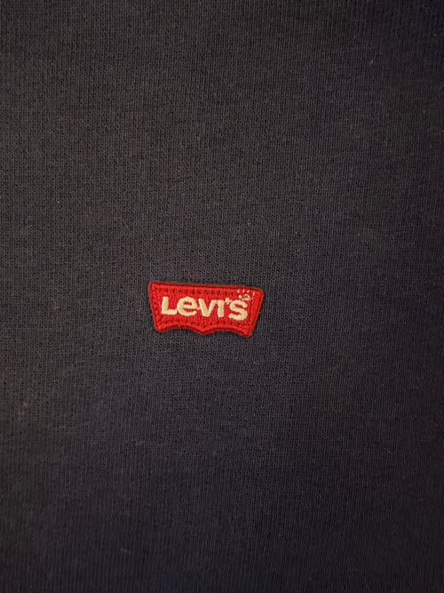 Levi's Sweater kleines Patch, dunkelblau, Größe M, used