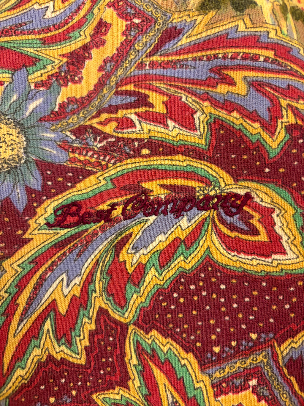 Vintage 80s Best Company Olmes Carretti All Over Print Sweatshirt